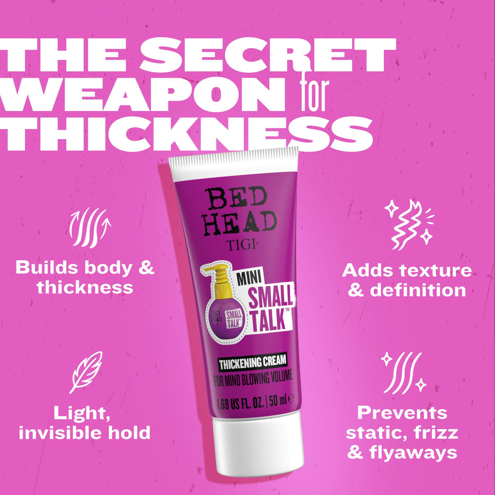 Gym bag essential: Bed Head Small Talk travel-size cream