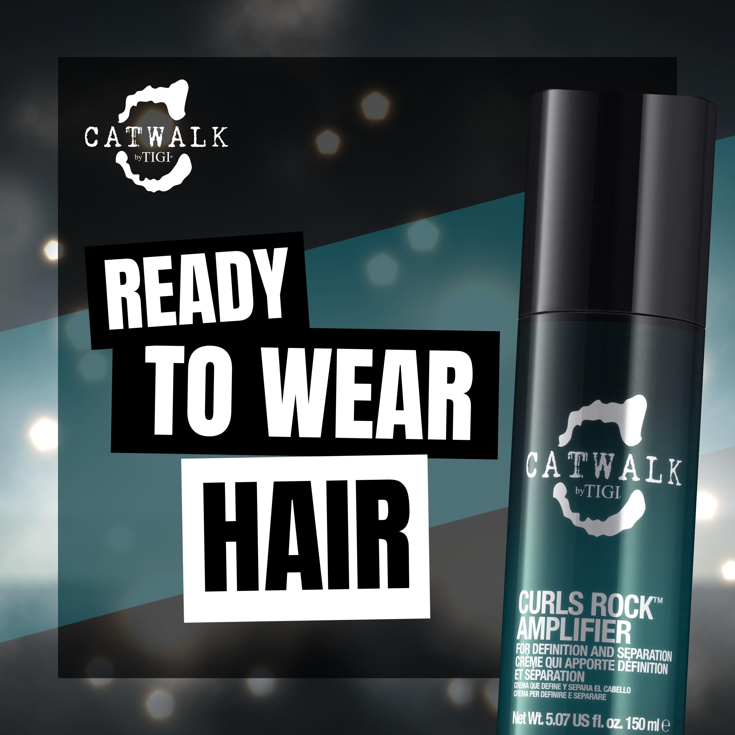 Styled curls after Catwalk Curls Rock Amplifier showing shine and hydration.