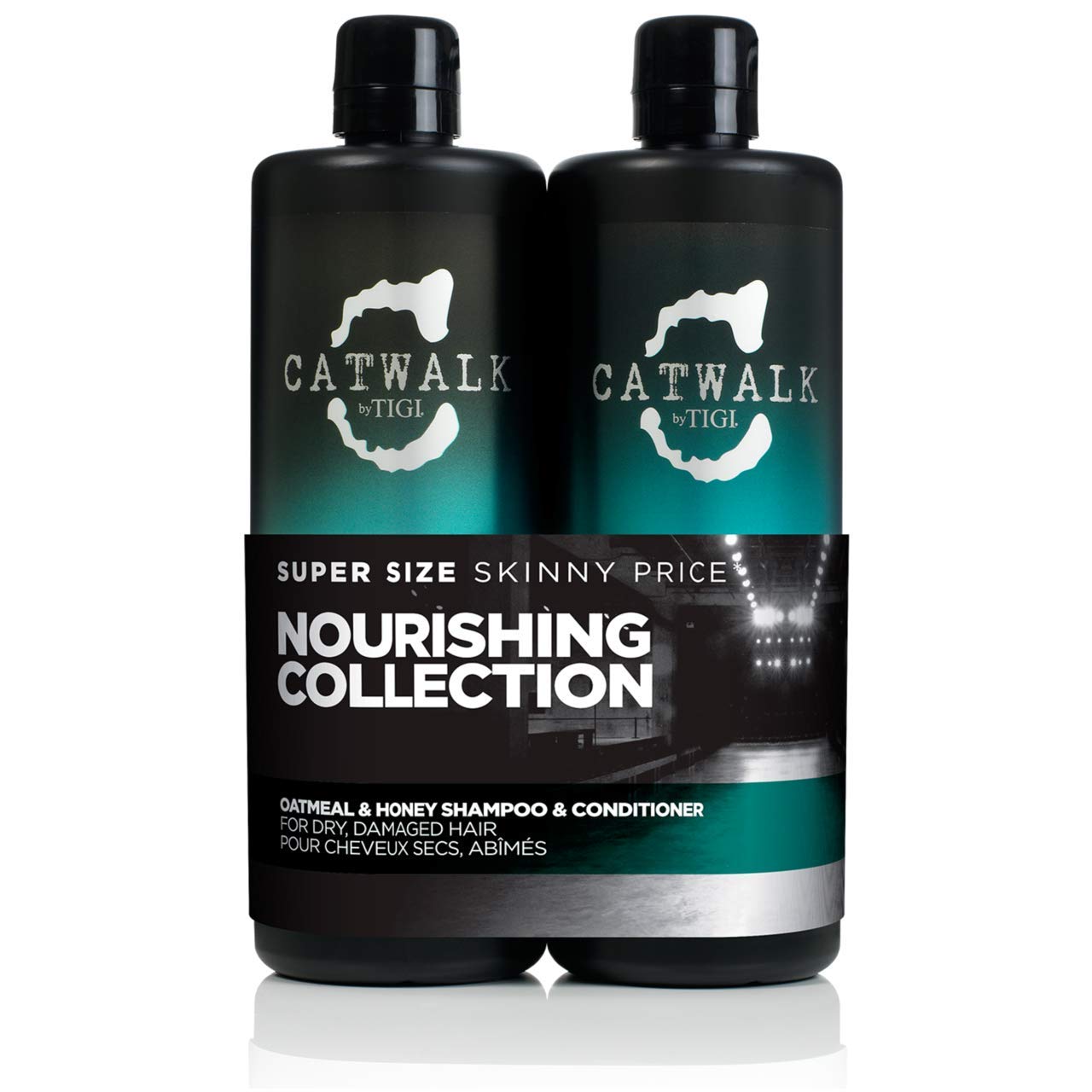 TIGI Catwalk Oatmeal & Honey shampoo bottle for nourishing cleansing of dry hair