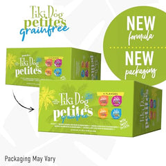 Tiki Dog Petites Chicken cups featuring real shredded chicken for small dogs