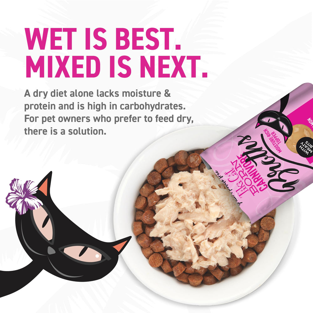 Bouillon saumon Tiki Pets, sachet pratique