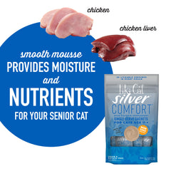 Sachets individuels Tiki Cat Silver Comfort, praticité et fraîcheur.