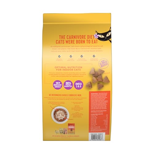 Tiki Pets Tiki Cat Born Carnivore indoor health nutrients for daily living