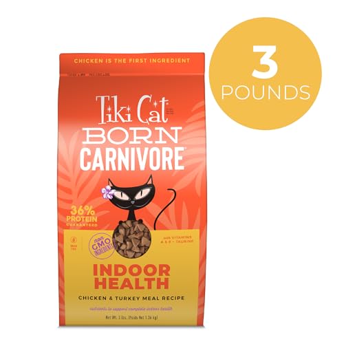 Tiki Pets Tiki Cat Born Carnivore 36 percent protein for satisfying meals