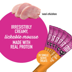 Tiki Pets Tiki Cat Stix mousse wet treat for cats.