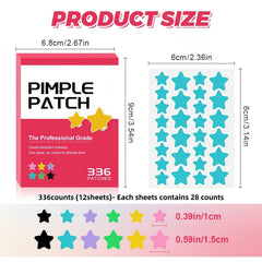 TIKIYOUN Star Pimple Patches in six colors for stylish blemish care