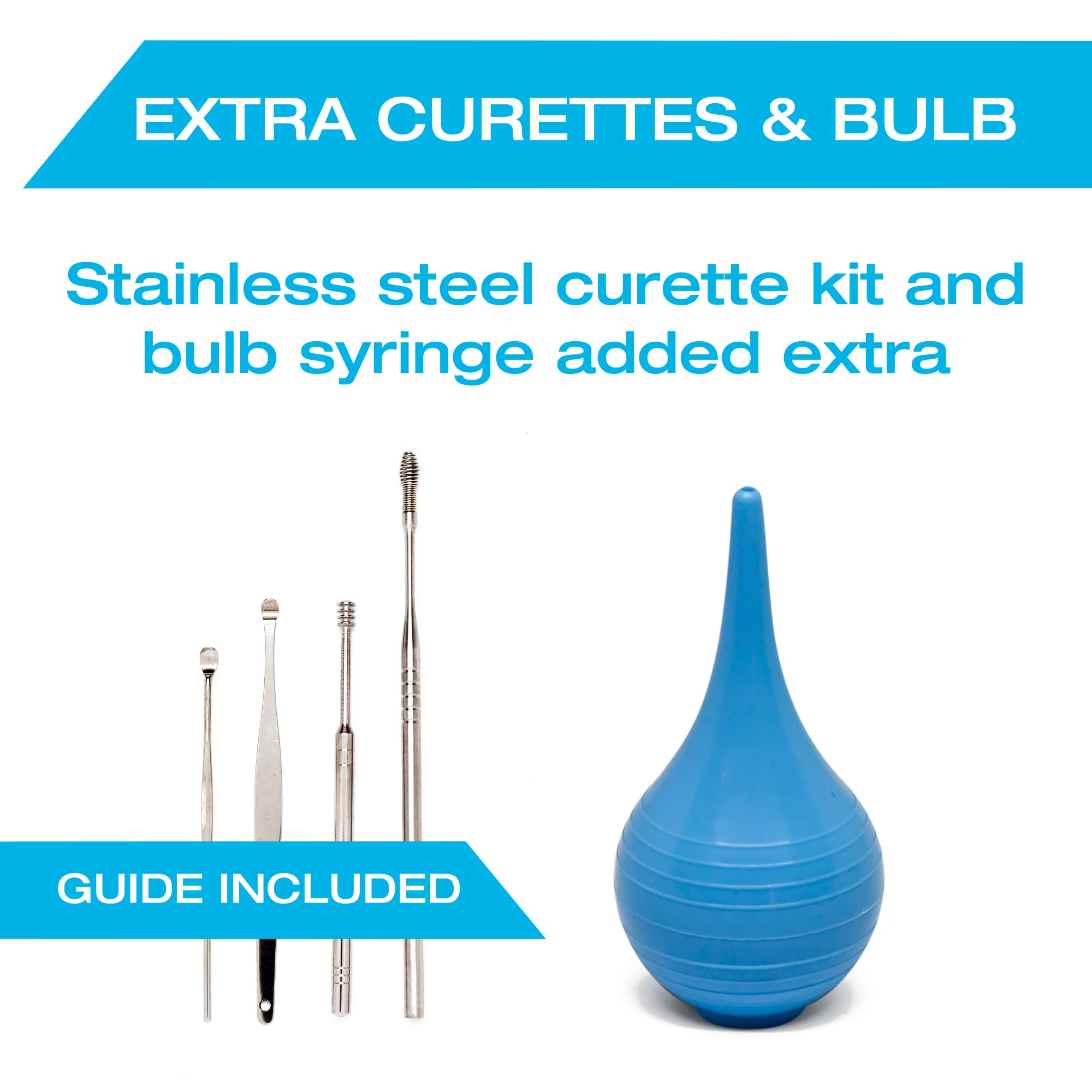 Tilcare 30 disposable tips for hygienic, ready-to-use ear irrigation.