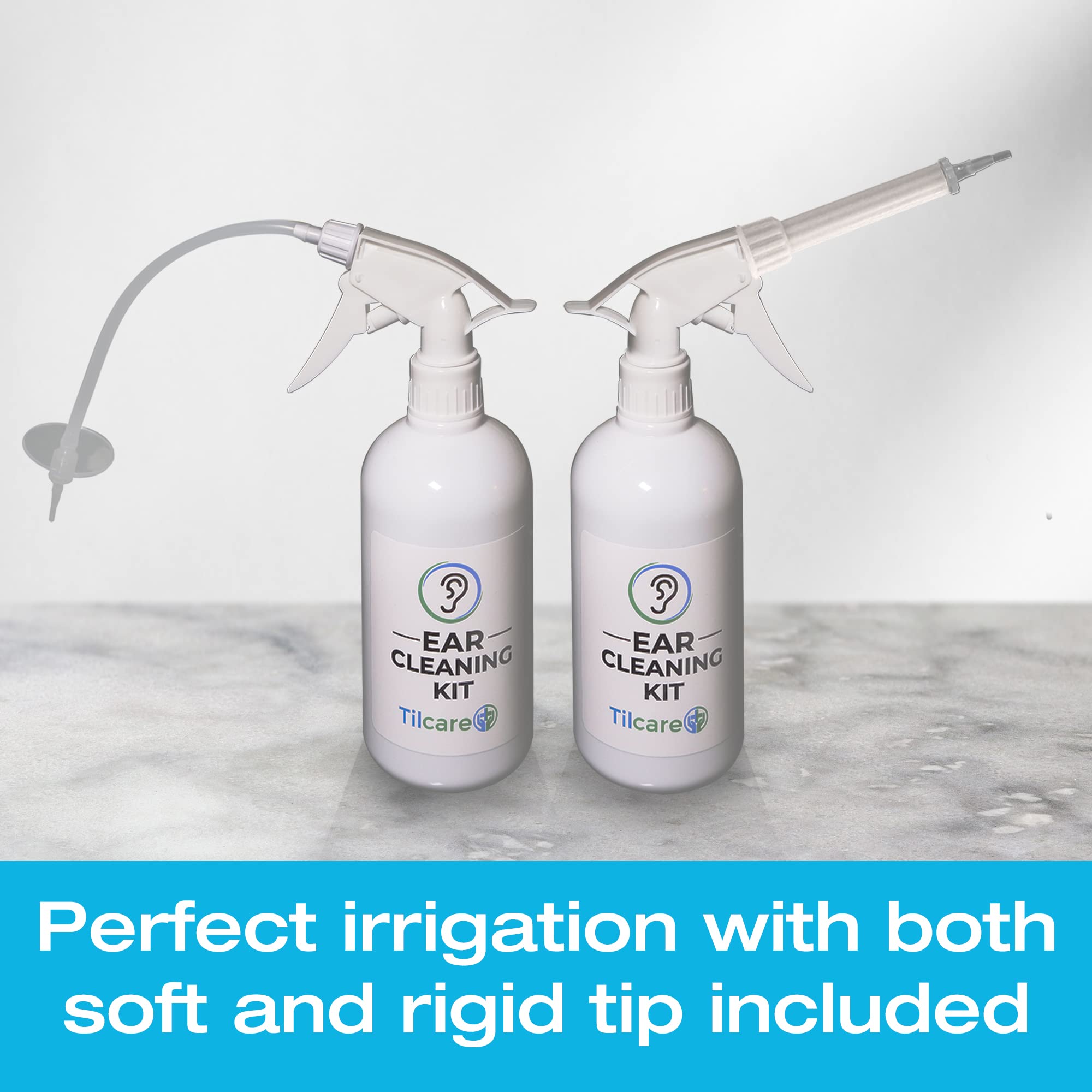 Tilcare four-piece curette kit for precise wax removal with safety.