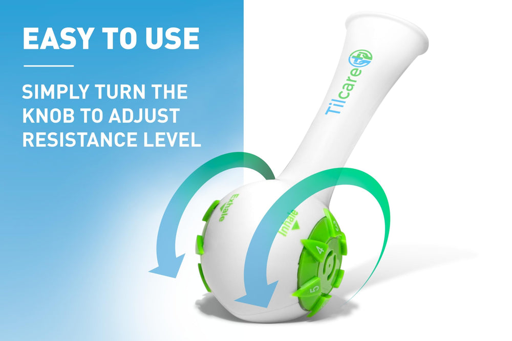 Tilcare lightweight device ready for home, work, or travel.