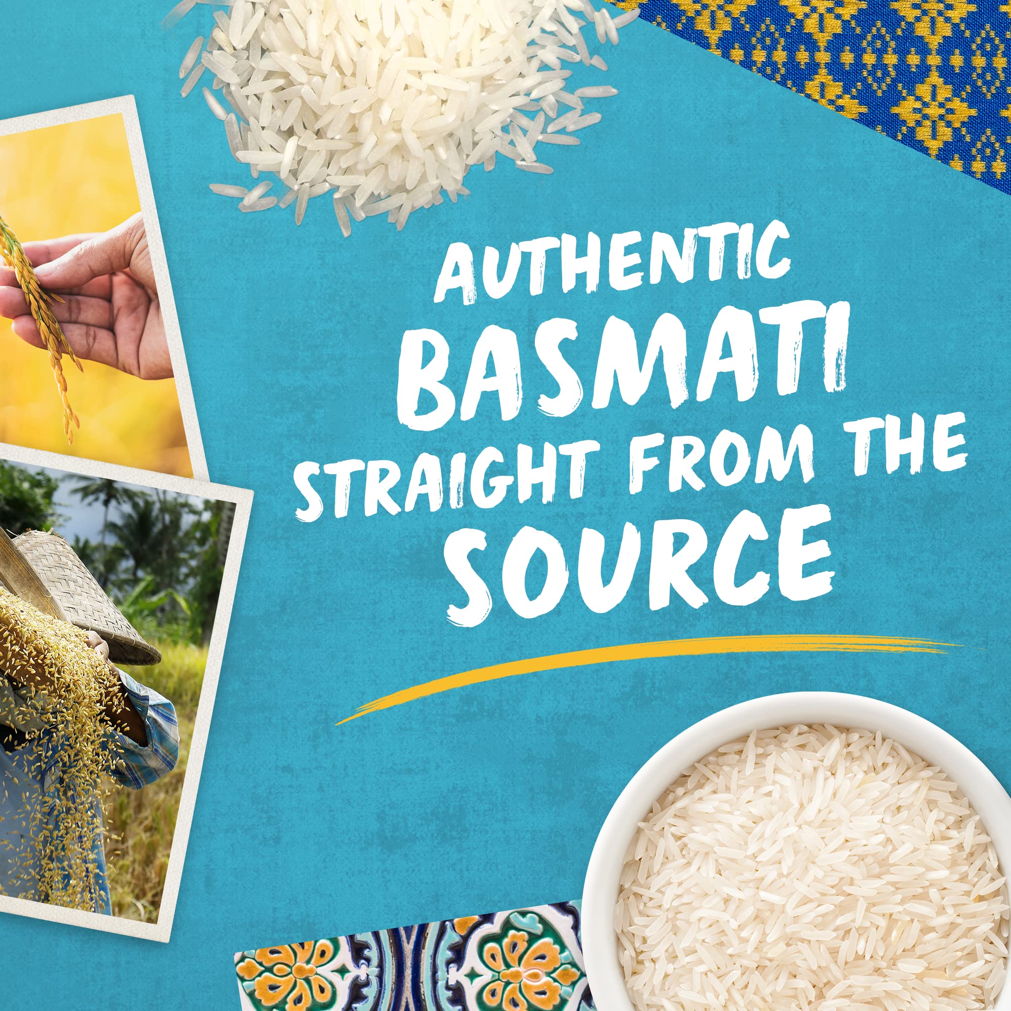 Tilda Pure Basmati Rice in pot while cooking for even results.