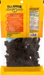 Tillamook teriyaki beef jerky gluten-free soy sauce close-up, ideal for portable protein.