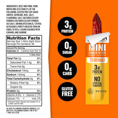 Tillamook Teriyaki Mini Sausages close-up glaze, savory-sweet flavor in every bite.