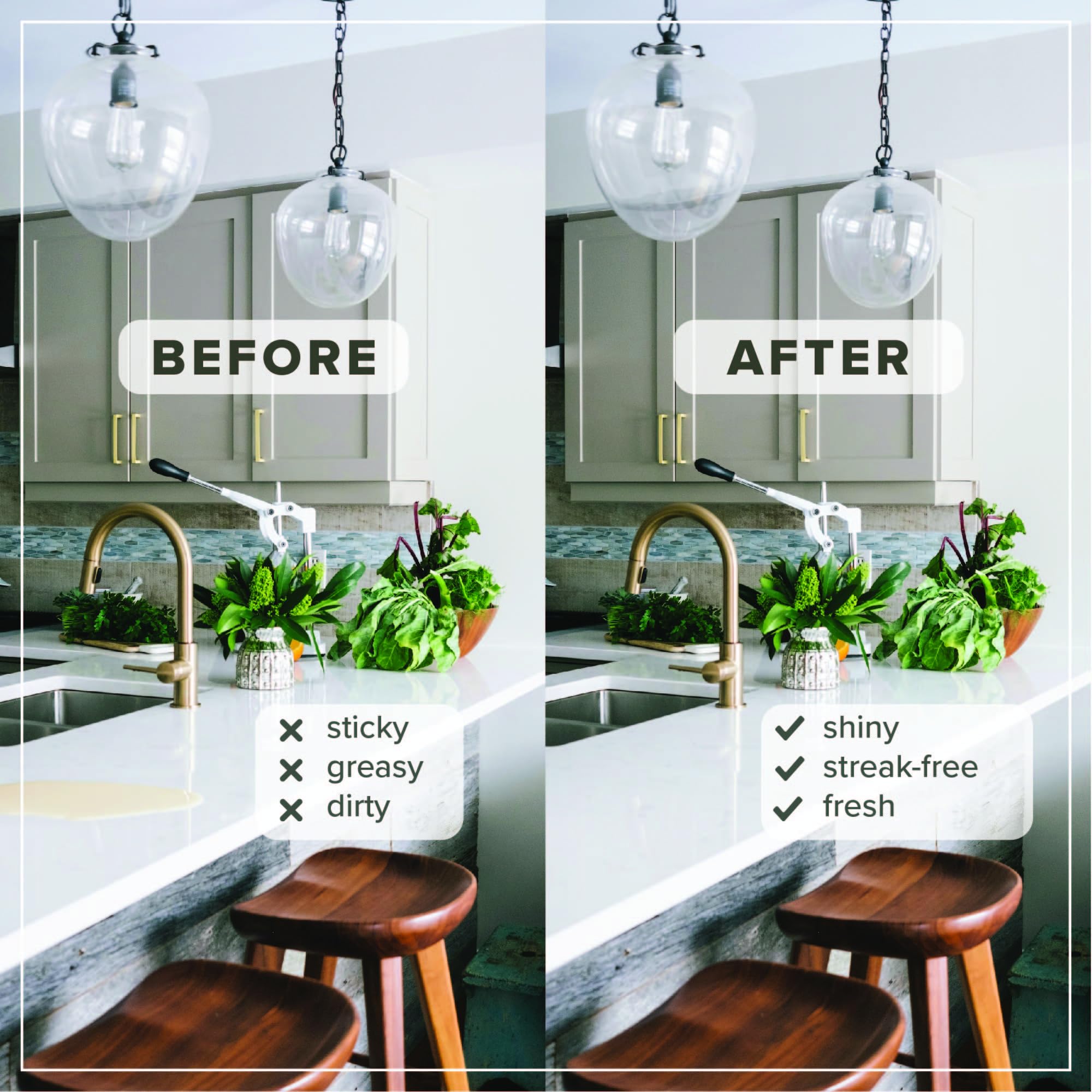 Tillbrook Cleaning Vinegar dissolves mineral deposits on grout and tiles
