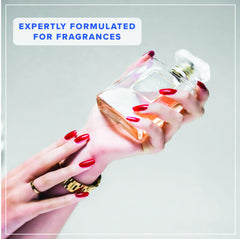 Tillbrook 200-proof ethanol bottle closeup shows high-purity perfumery base