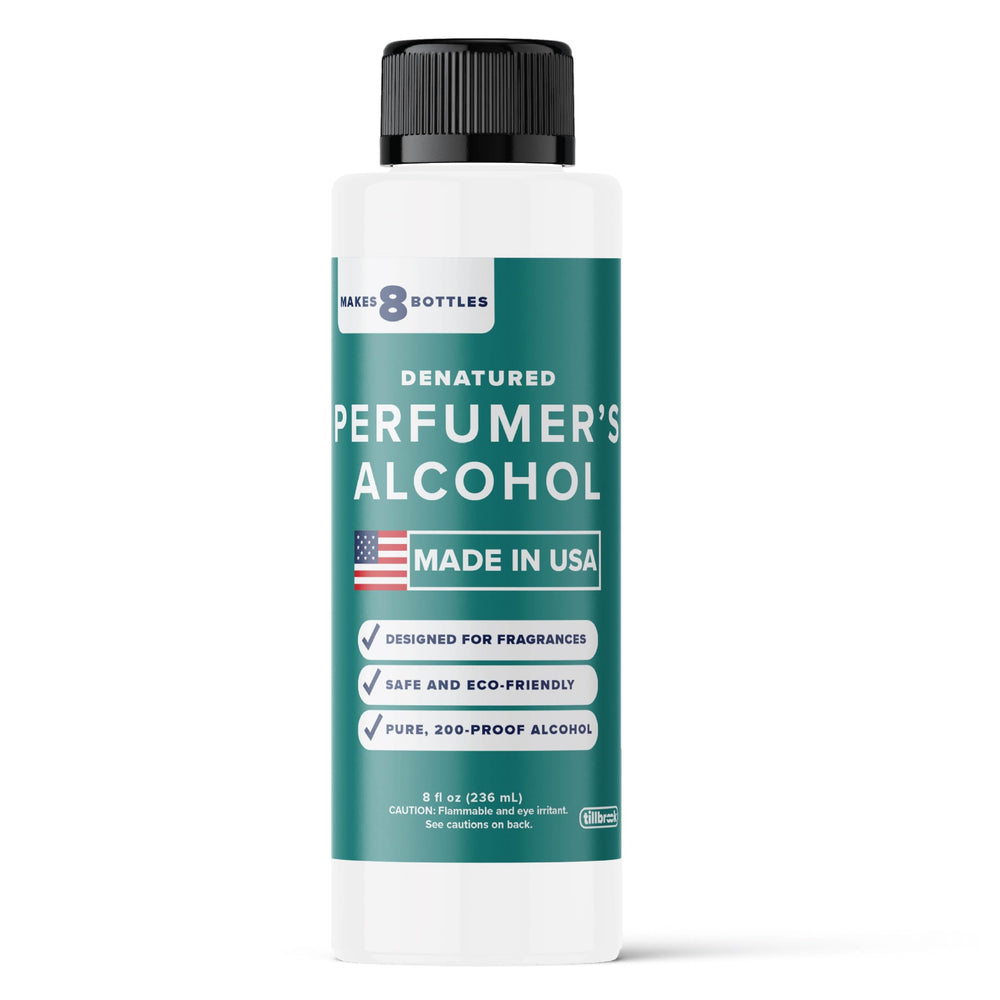 Tillbrook Perfumer’s Alcohol 8oz bottle for luxury fragrance projects