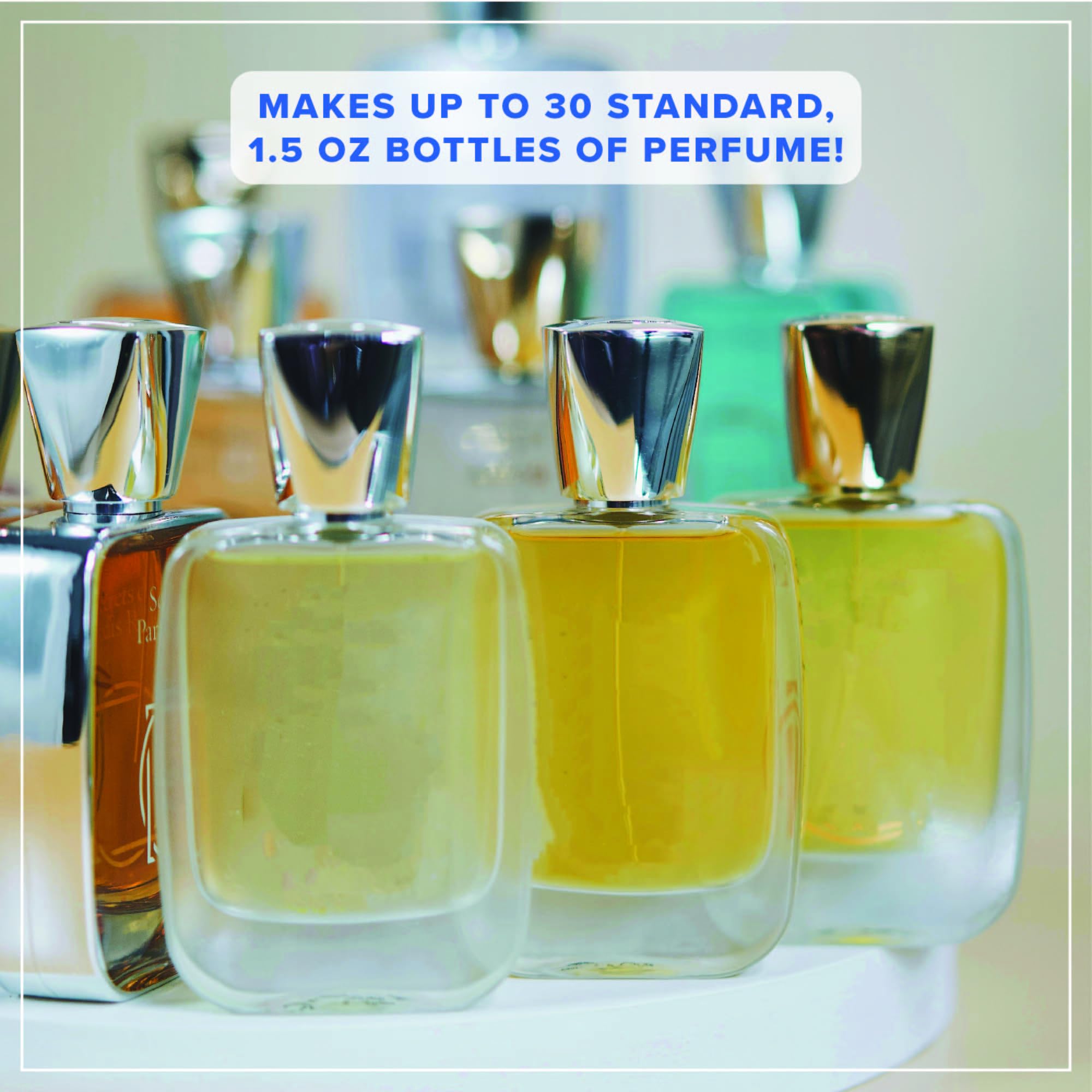 Cap and label on Tillbrook bottle highlight professional perfumery base