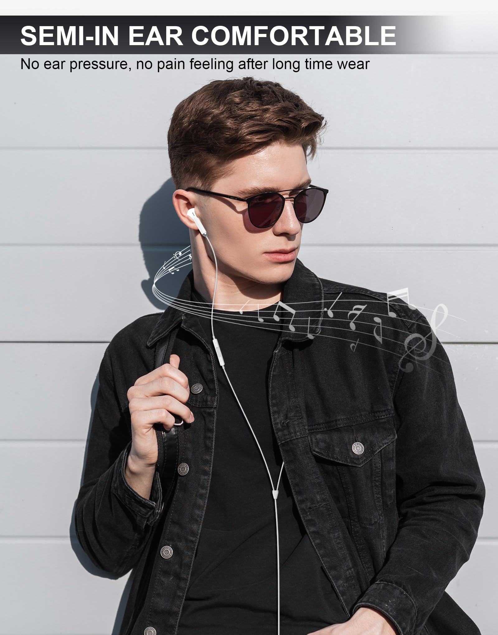 tiloqua USB-C headphones wide compatibility with iPhone iPad Samsung and more