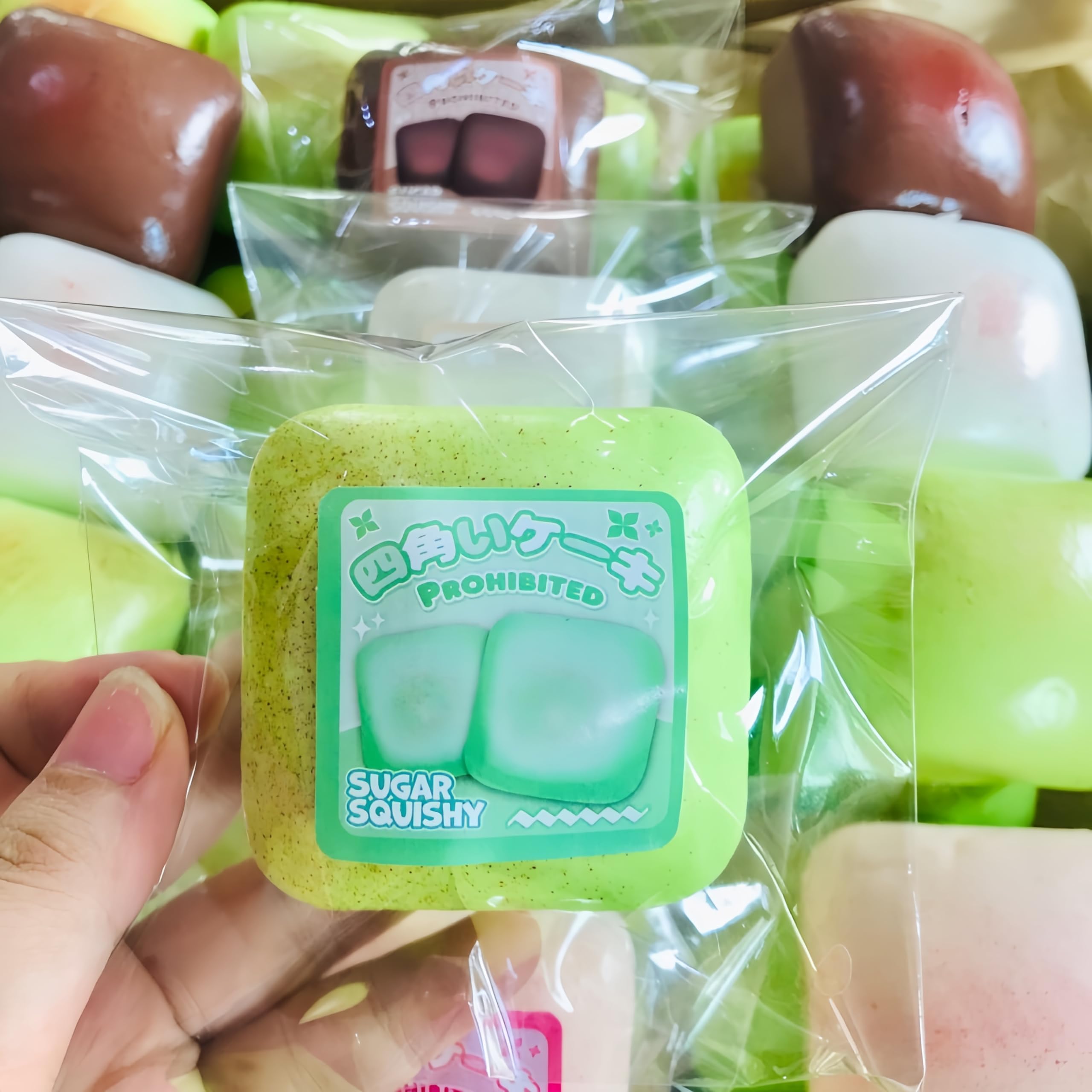TIM CHESS sticky bread squishy slow-rise action, soothing sensory play