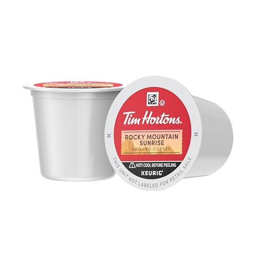 Tim Hortons 12ct K-Cup Pack for Keurig enables quick, consistent home brews.