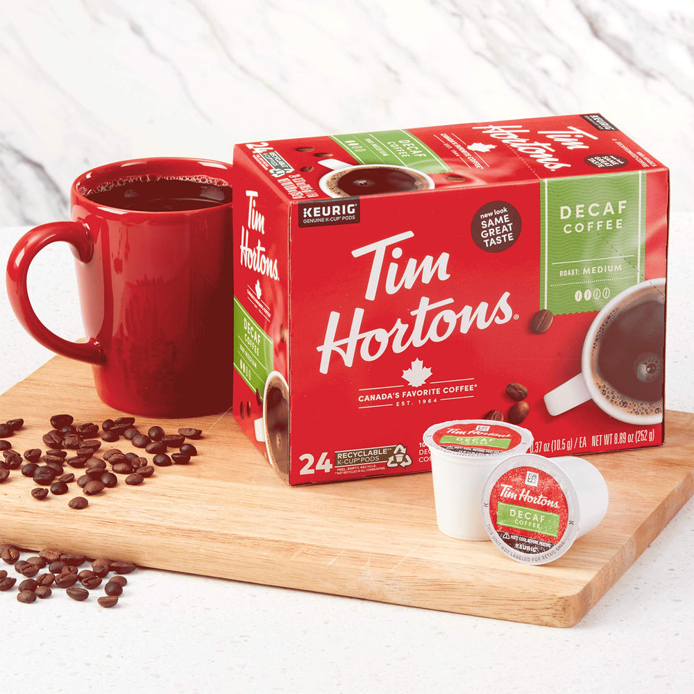 Tim Hortons cafe-style creams and flavors for at-home indulgence.