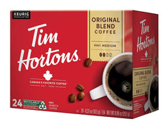 Tim Hortons Original Blend capsule, convenient single-serve pod for Keurig brewers.