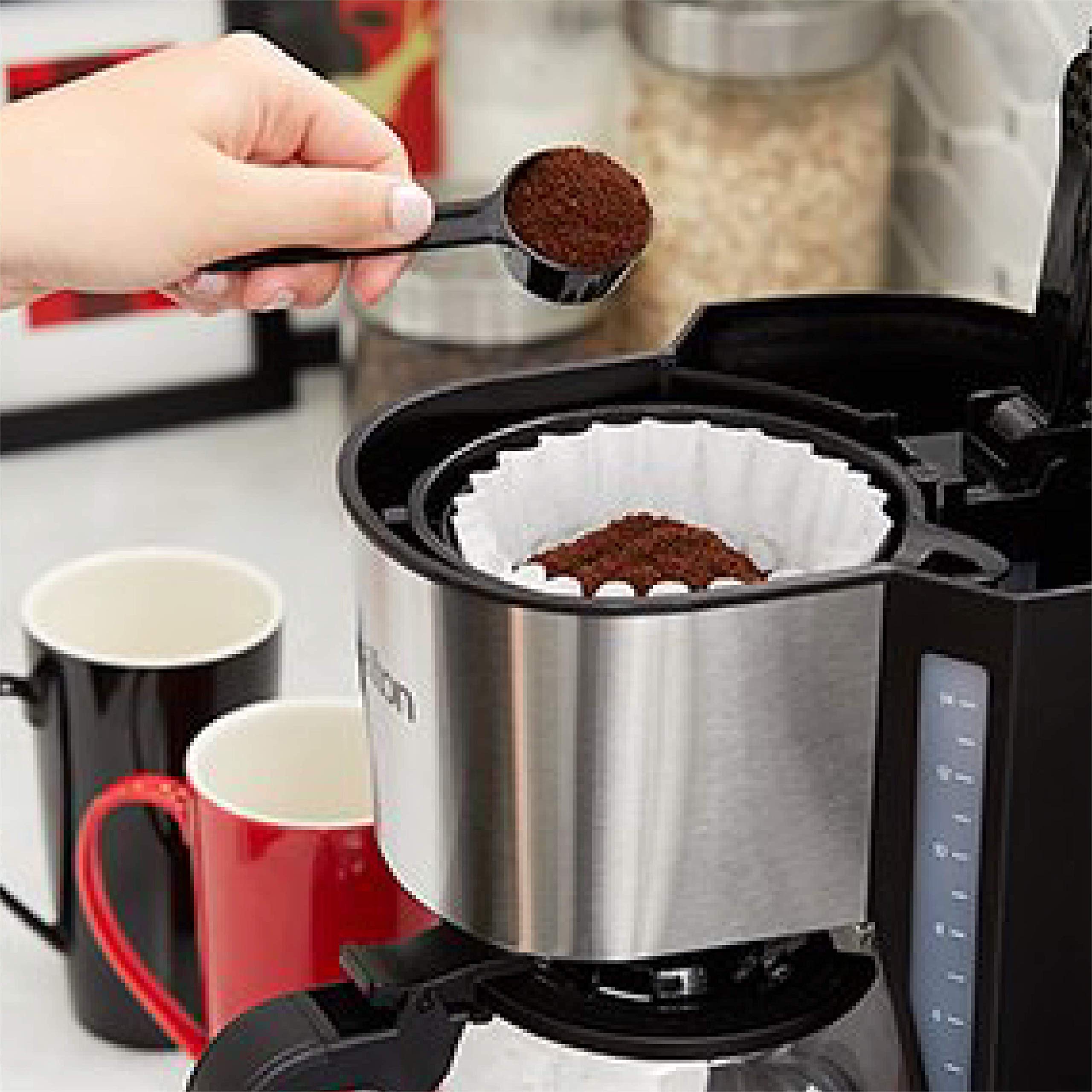 Tim Hortons Original Blend grinding process, highlighting grind control for multiple brews.