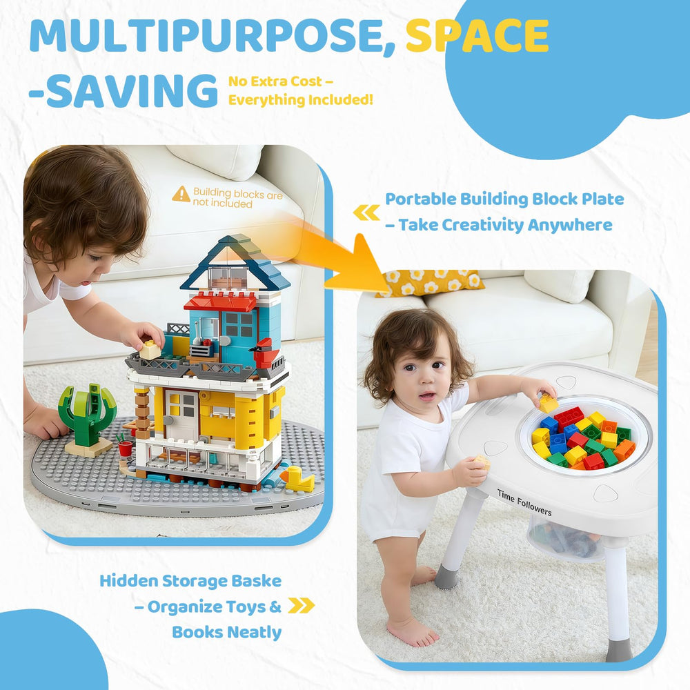 Time Followers study desk for learning and drawing sessions at 24–36 months