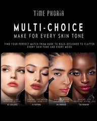 TIMEPHORIA Stellar Dust Lip Stain 09 Enigma applicator demonstrates precise, smooth application.