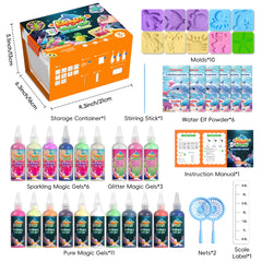 Timetome Magic Water Elf Gels array of 20 colors for mix-and-match fun