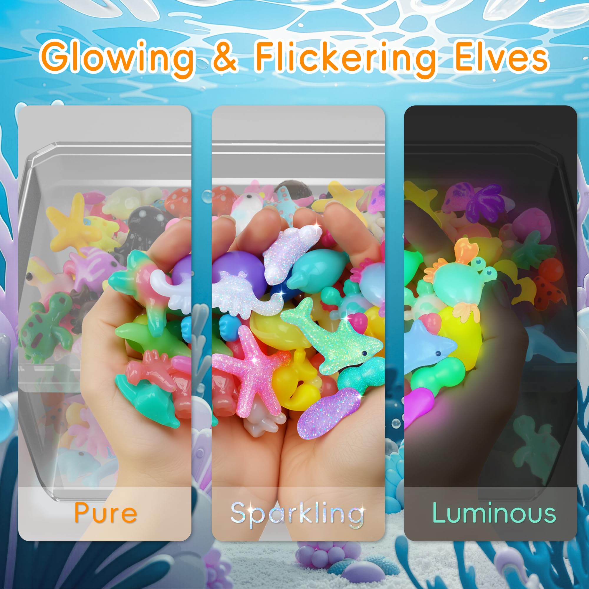 Timetome Magic Water Elf glitter gels for sparkling crafting moments