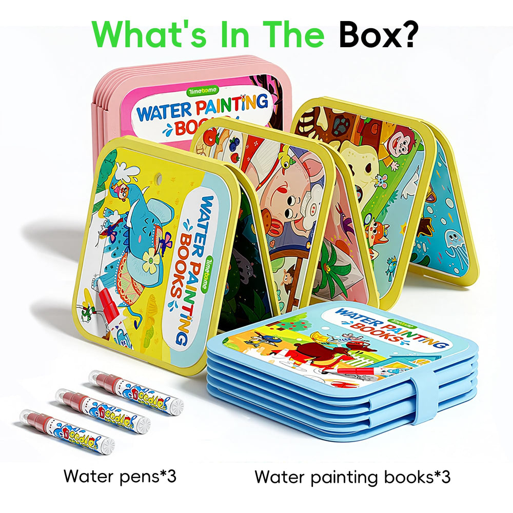 Timetome Travel-friendly set keeps kids engaged during car rides.