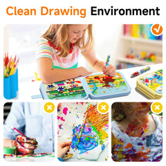 Timetome Water pens provide easy, refillable drawing without mess.