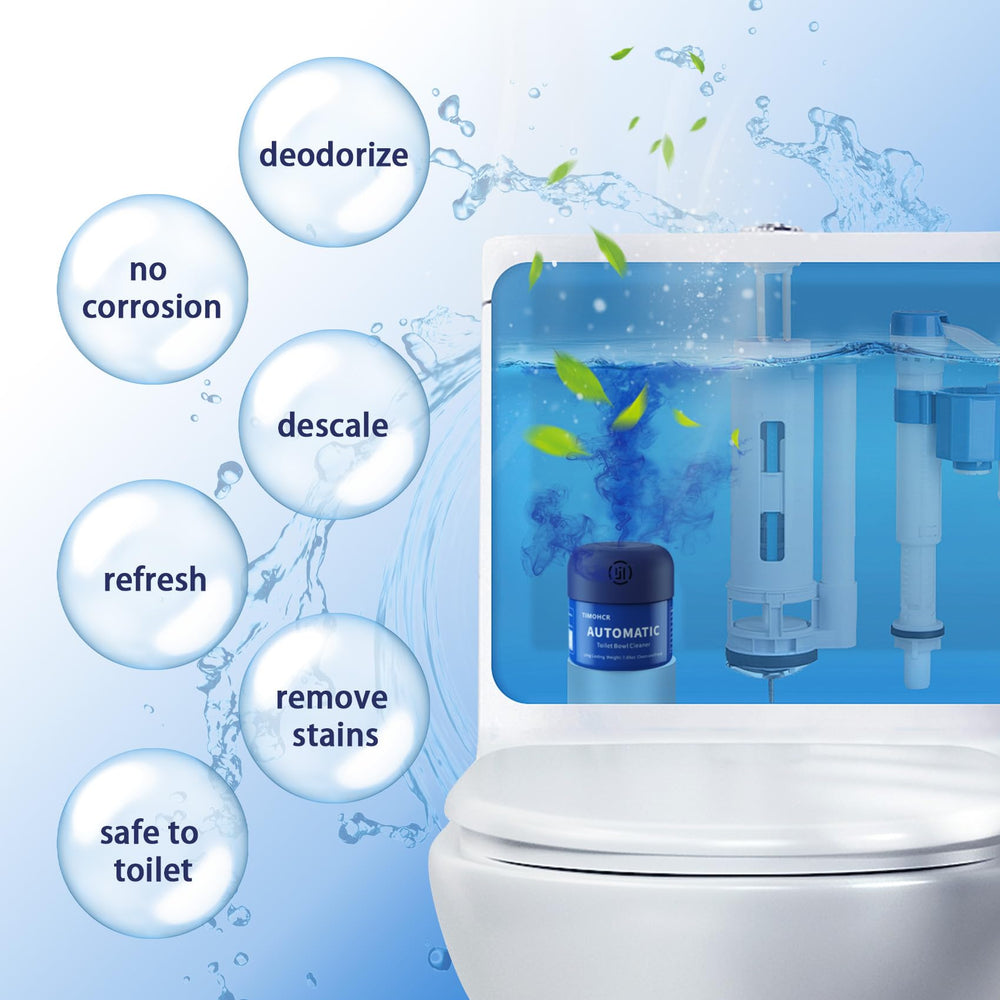 TIMOHCR light lemon scent freshens your bathroom with every flush.