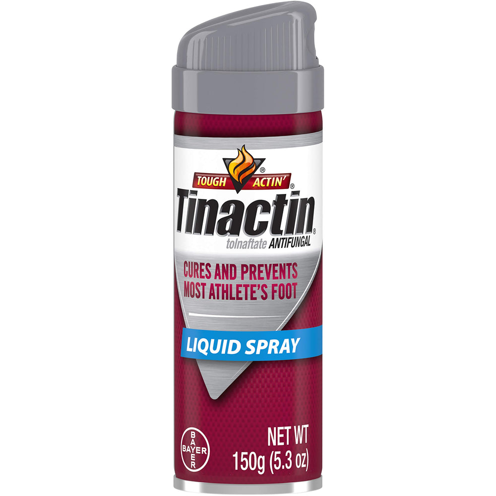 Tinactin antifungal liquid spray pack front view for easy two-pack use