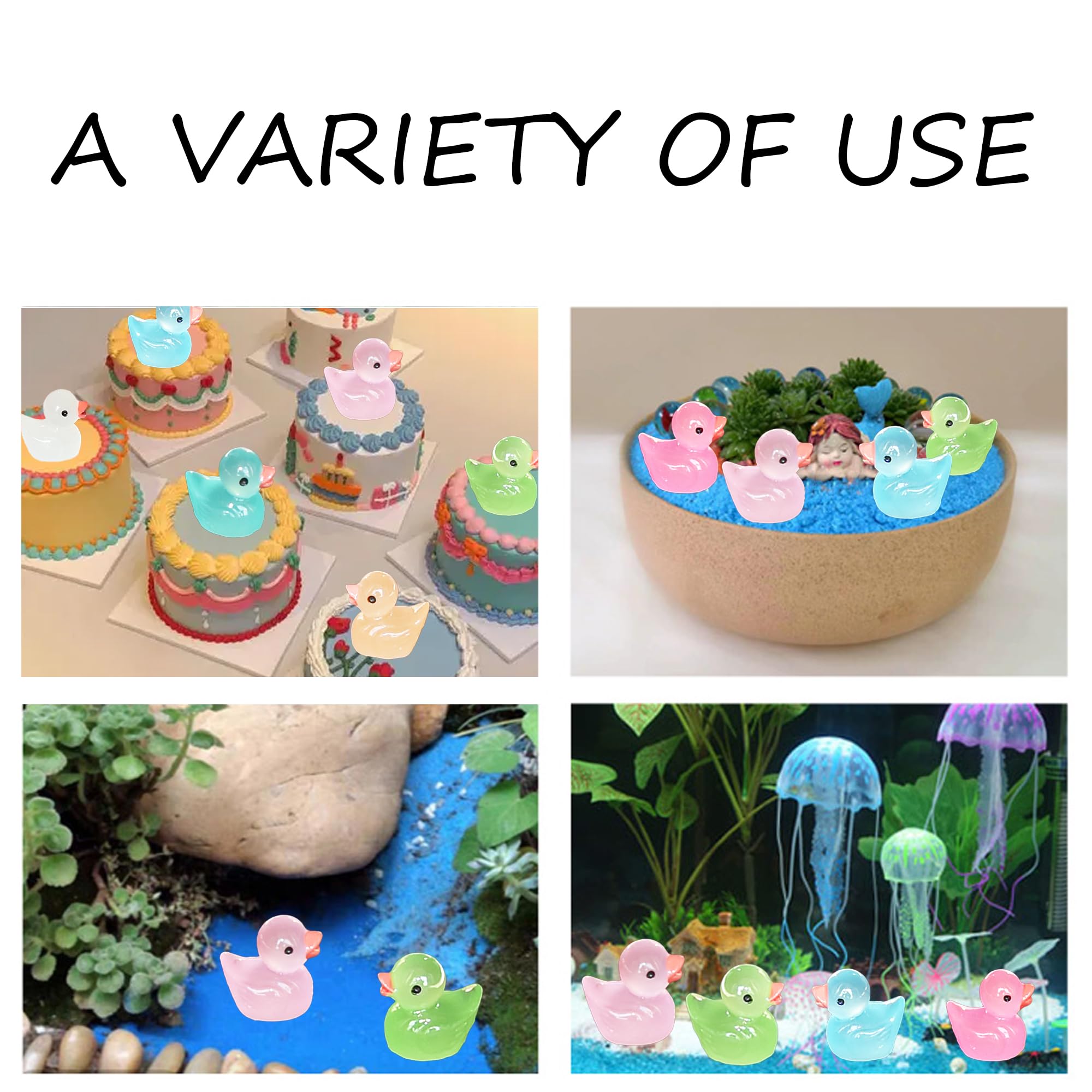 Tindobewan mini ducks in 10 colors for versatile craft accents.
