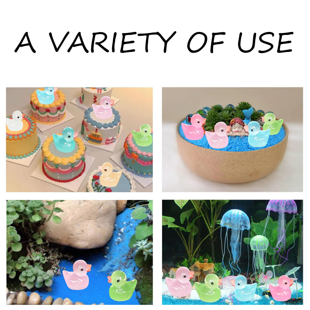 Tindobewan mini ducks in 10 colors for versatile craft accents.