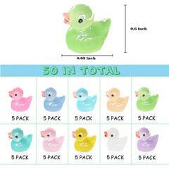 Tindobewan resin tiny ducks are durable and lightweight for decorations and DIY.