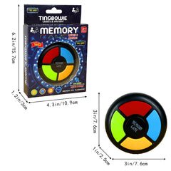 Tingbowie memory game shows a color pattern sequence to memorize