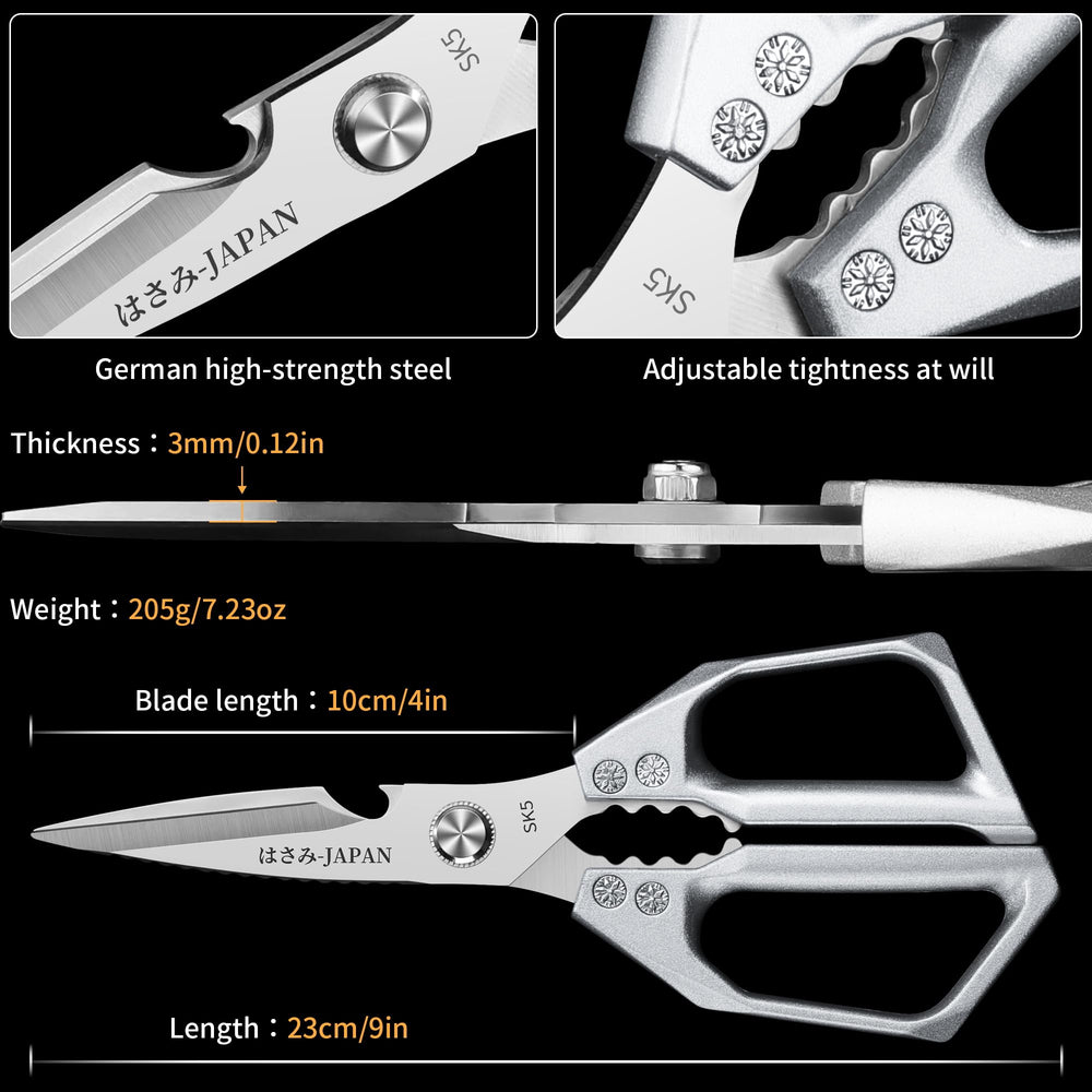 Tingling Scissors demonstrating bone-cutting capability for poultry