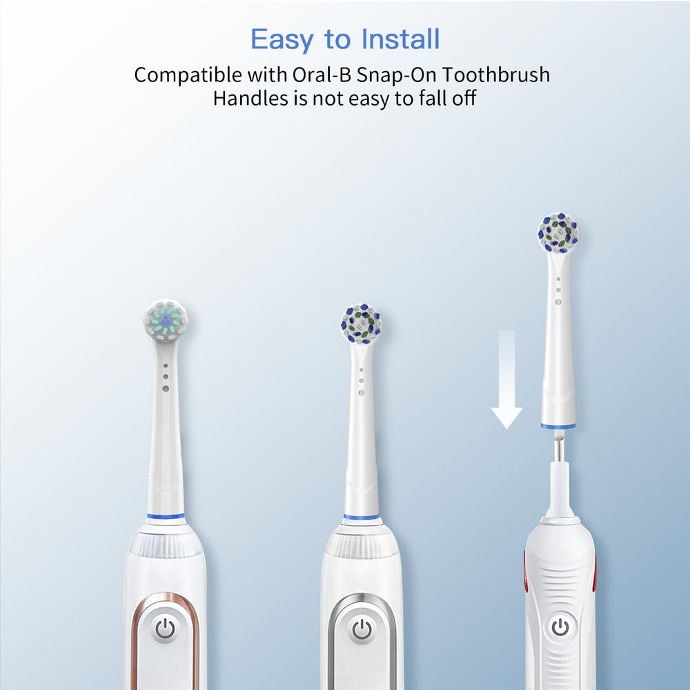 A four-pack ready to swap keeps brushing routine consistent