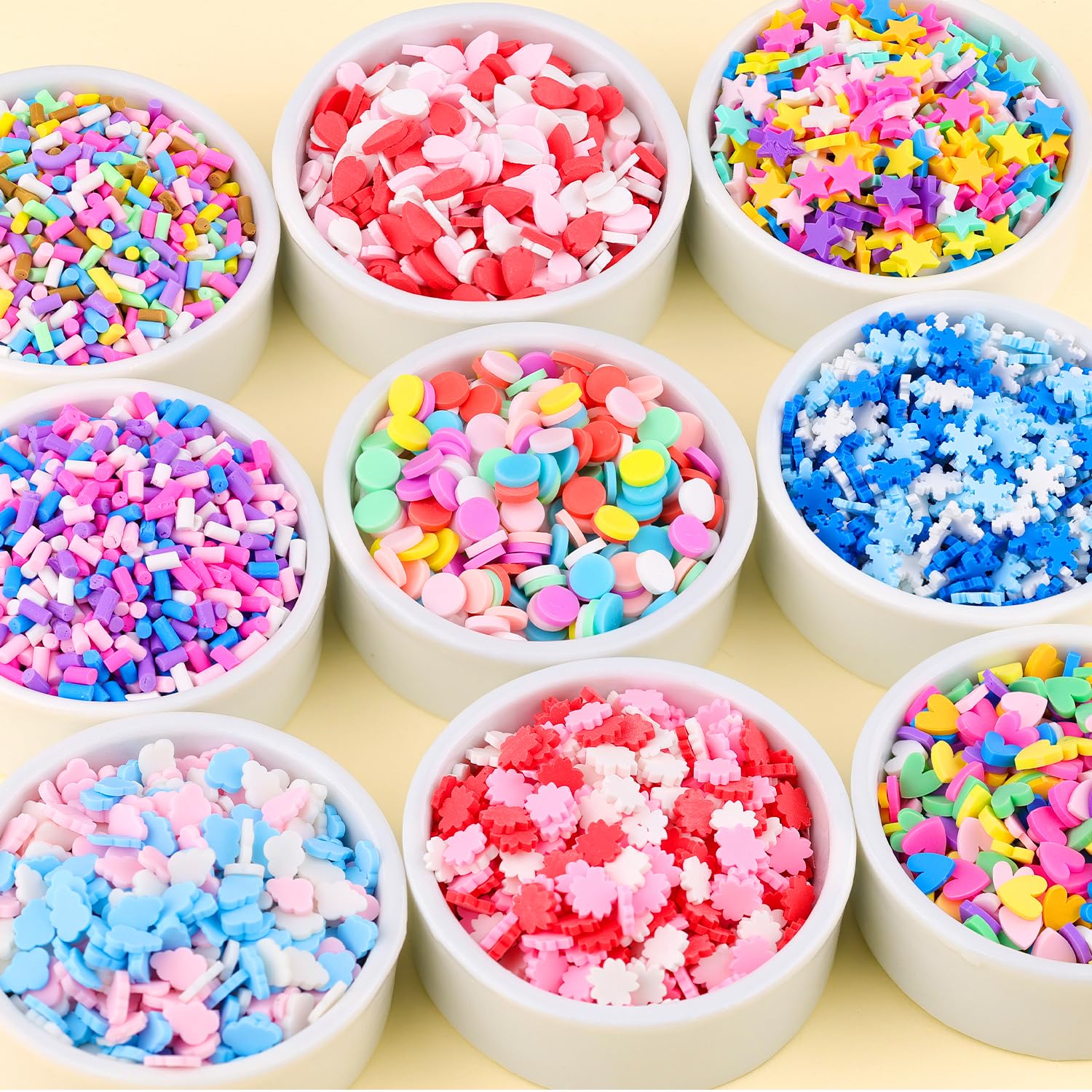 TINKRSTUFF fake sprinkles star enhance slime texture and kawaii nail decor