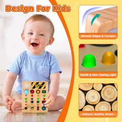 TINTECUSA Busy Board knob switches encourage precise finger actions and coordination.