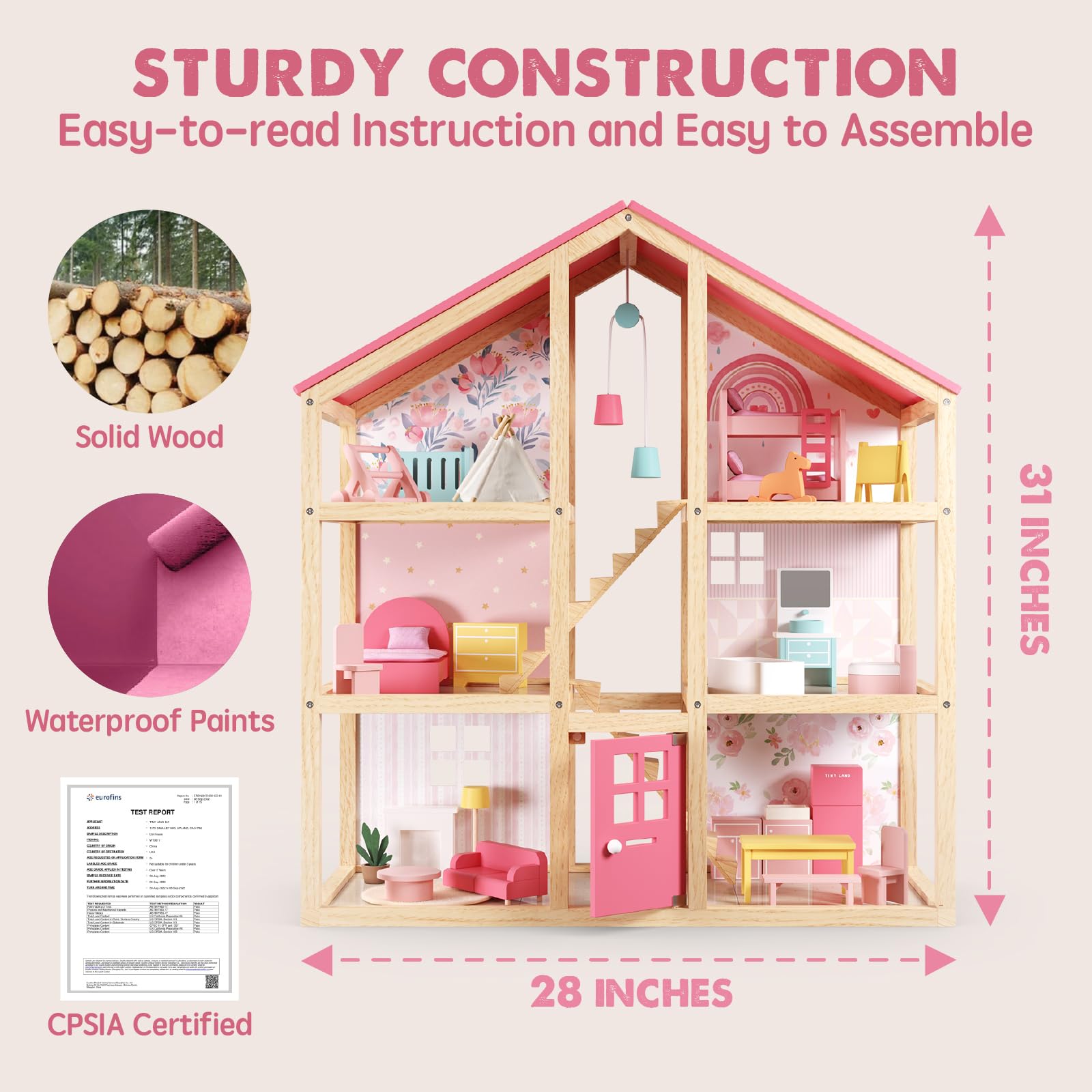 Tiny Land dollhouse makes a stylish, meaningful gift for little builders.