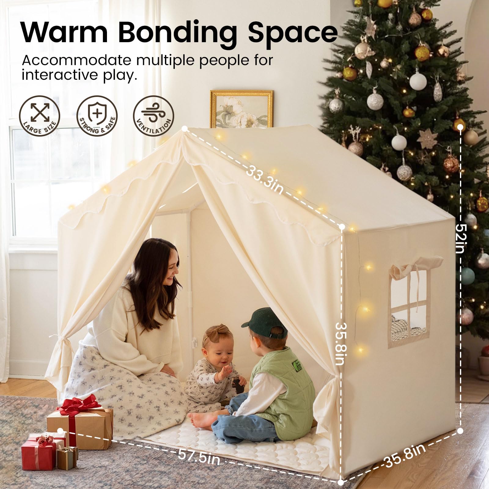 Ideal indoor play nook for bedrooms or living rooms by Tiny Land