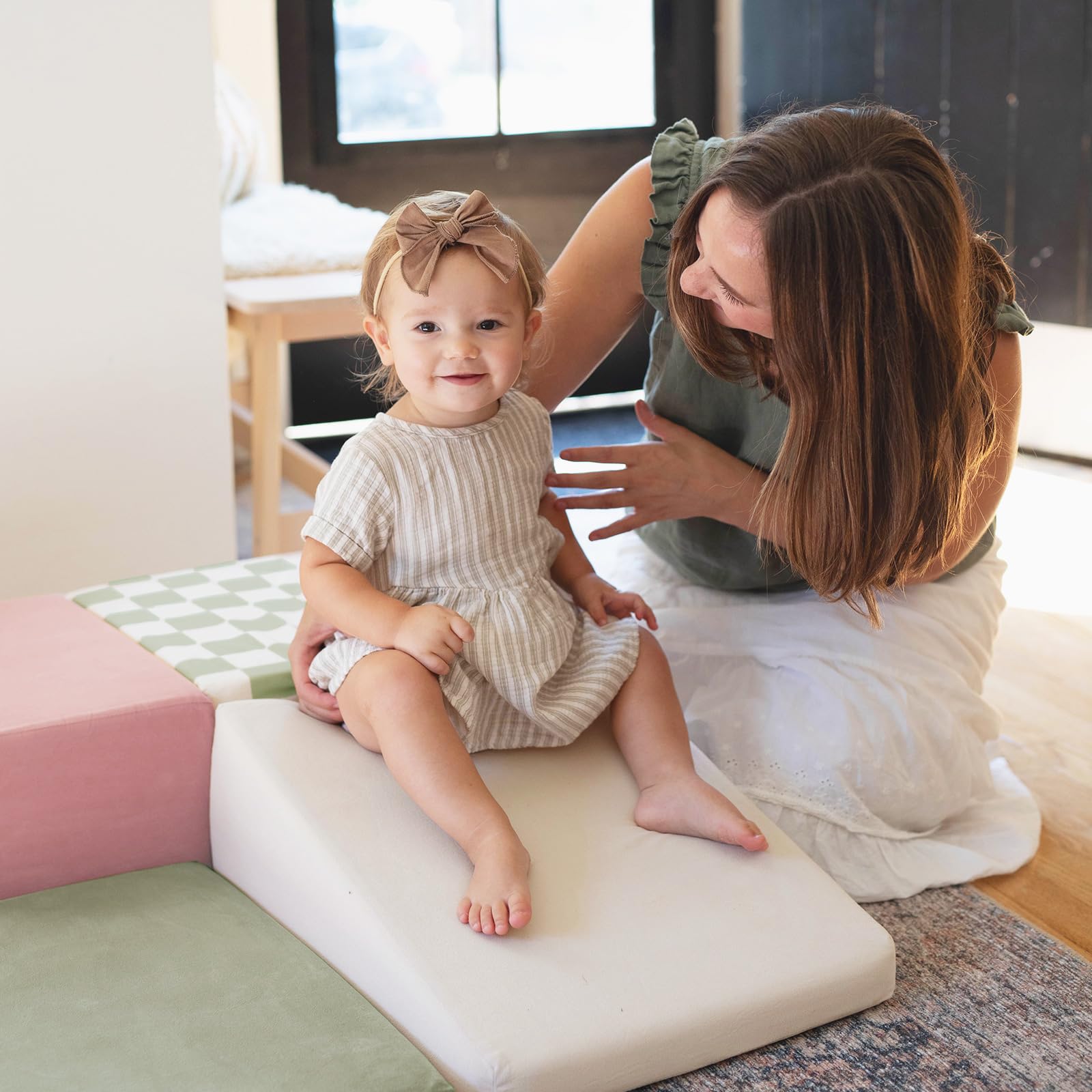 Tiny Land Morandi color tones blend with home decor for calm play areas