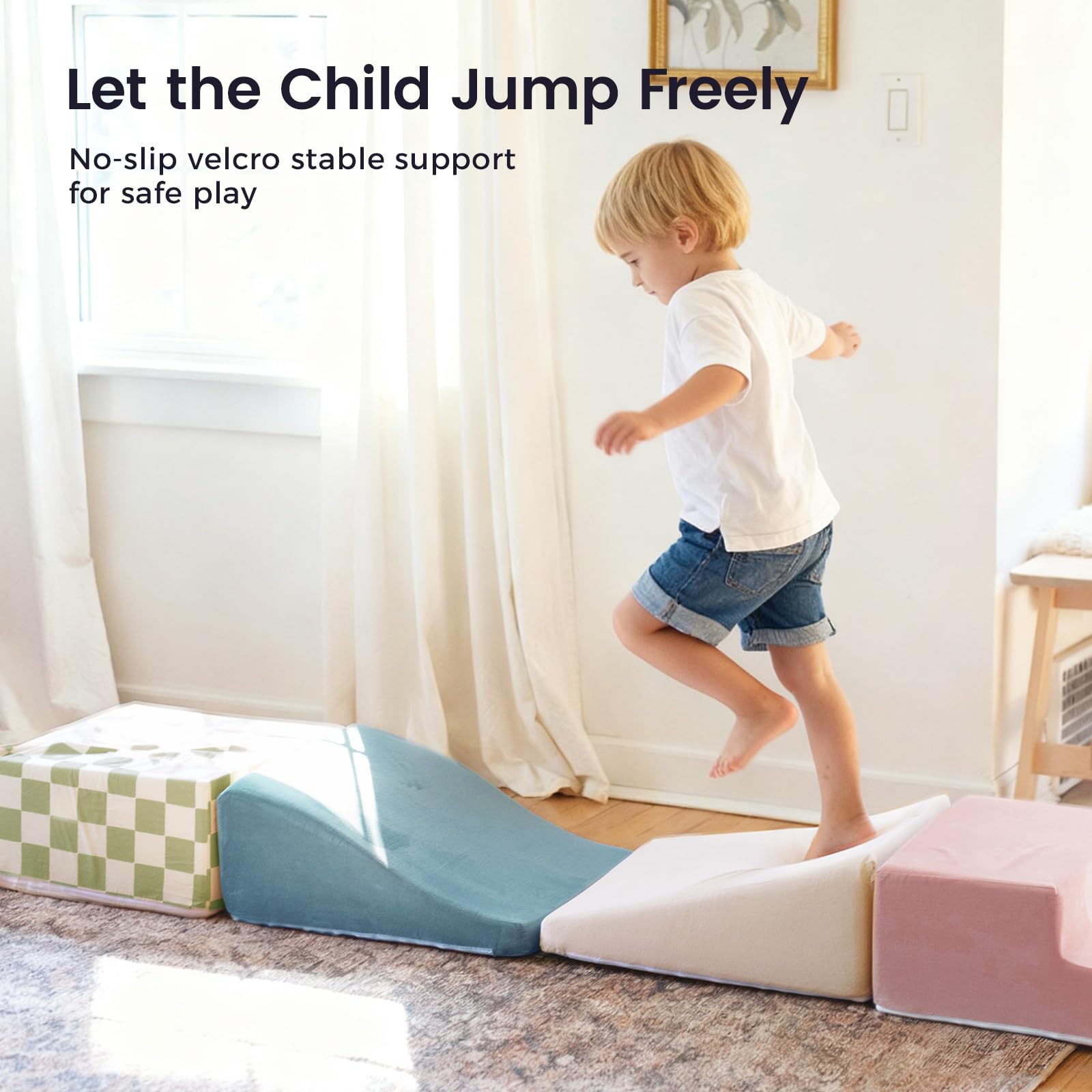 Tiny Land soft foam climbing blocks wedges support exploration with versatile height options