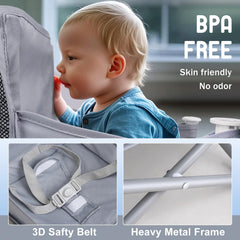 Tiny Marvels booster seat with carry bag designed for easy transport.