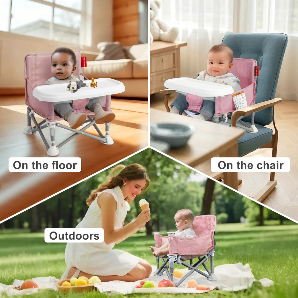 Tiny Marvels booster seat at the dining table supports safe, comfortable meals for toddlers.