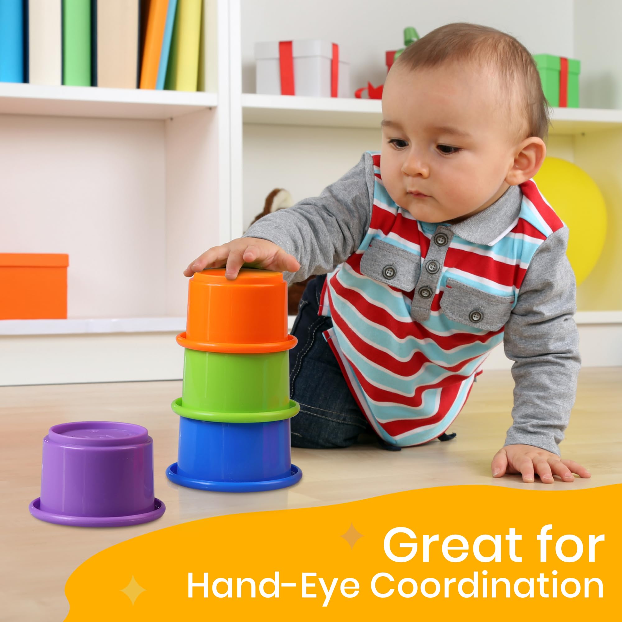 Tiny Tinker color-recognition cups make learning vibrant and engaging