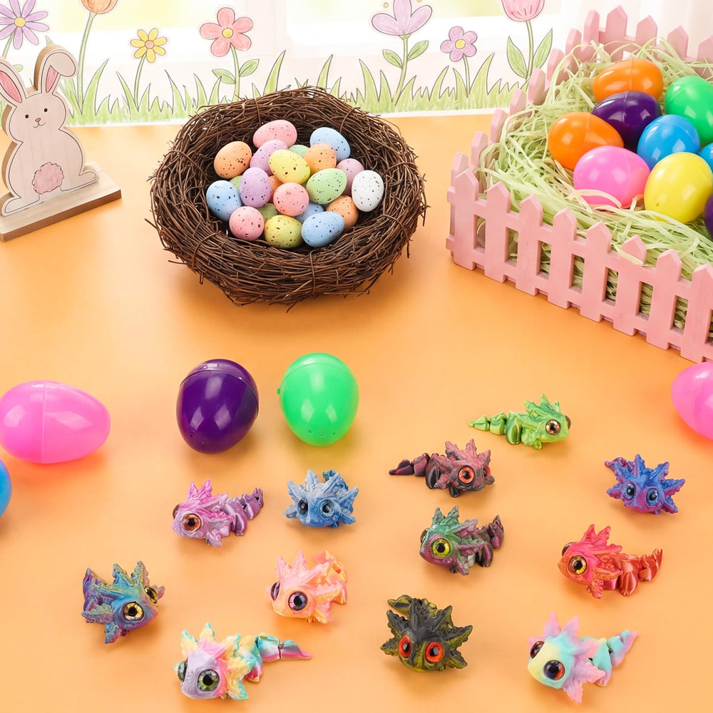 Tiocky Easter eggs as basket stuffers for Easter hunts and gifts.
